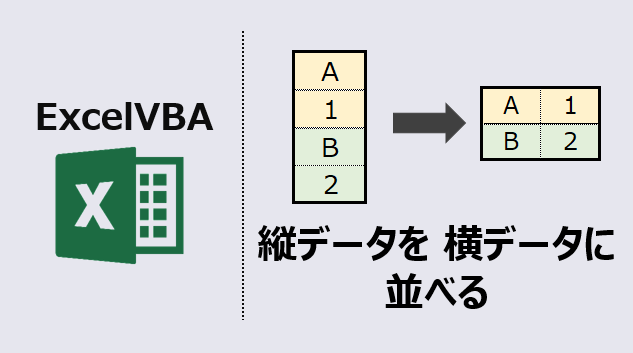 エクセルマクロ 縦データを横データに並べる 3倍高速化する手法 Kirinote Com