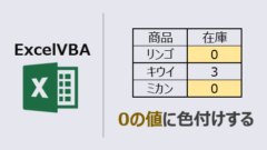 エクセルマクロ_0に一括色付け_アイキャッチ