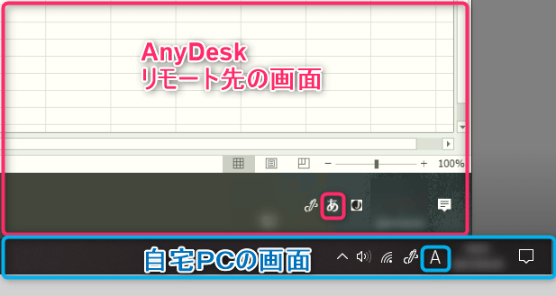 Anydesk 文字変換できず左上に文字が表示される 解決方法 Kirinote Com